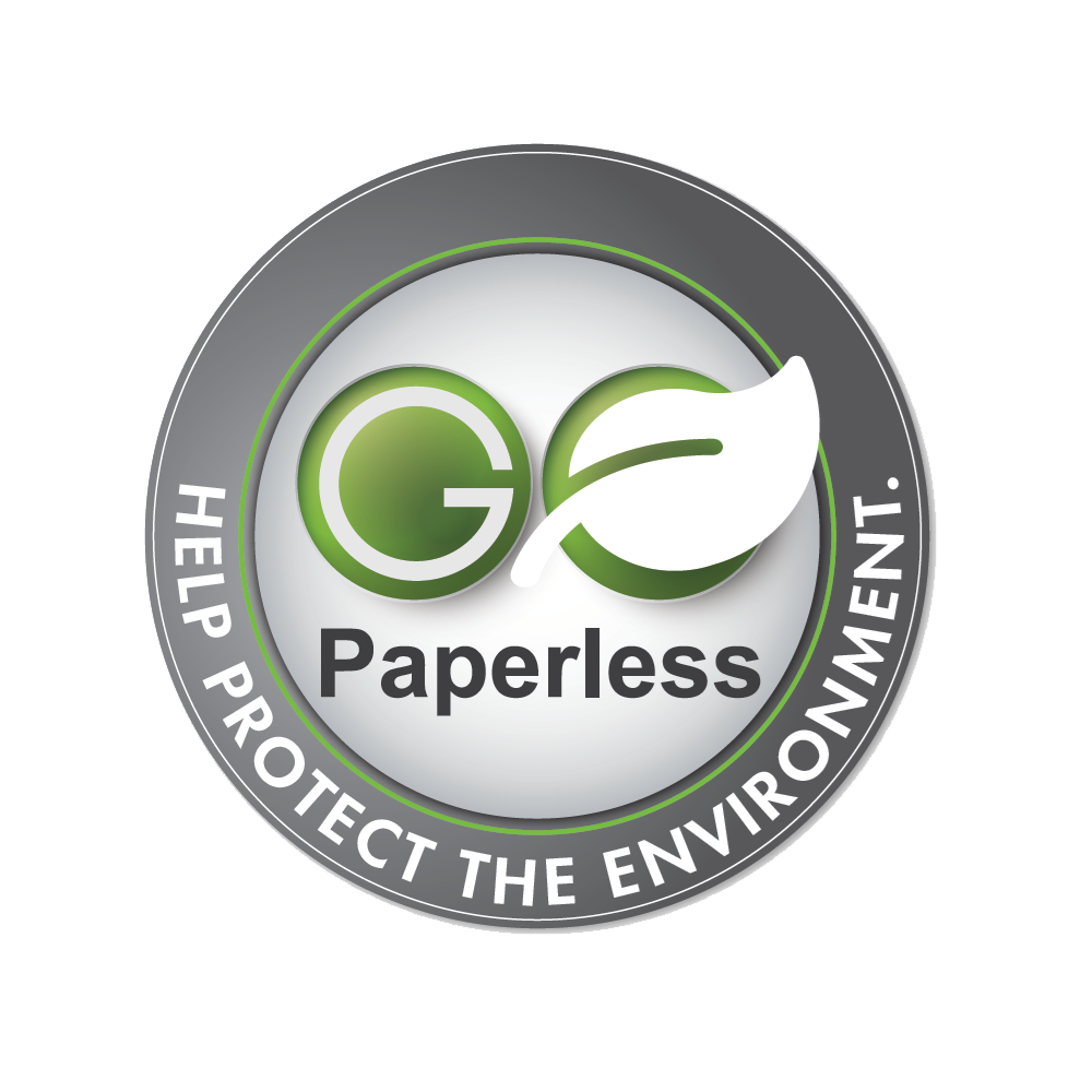 Go paperless help protect the environment