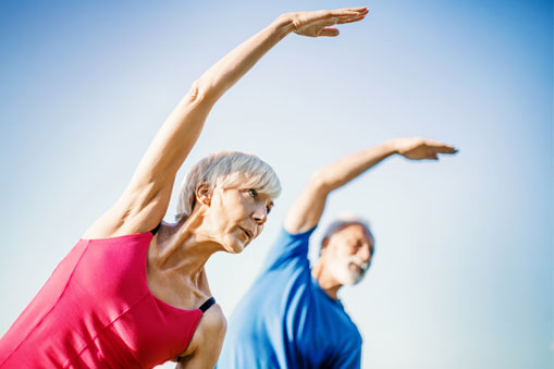 Healthy aging with physical fitness